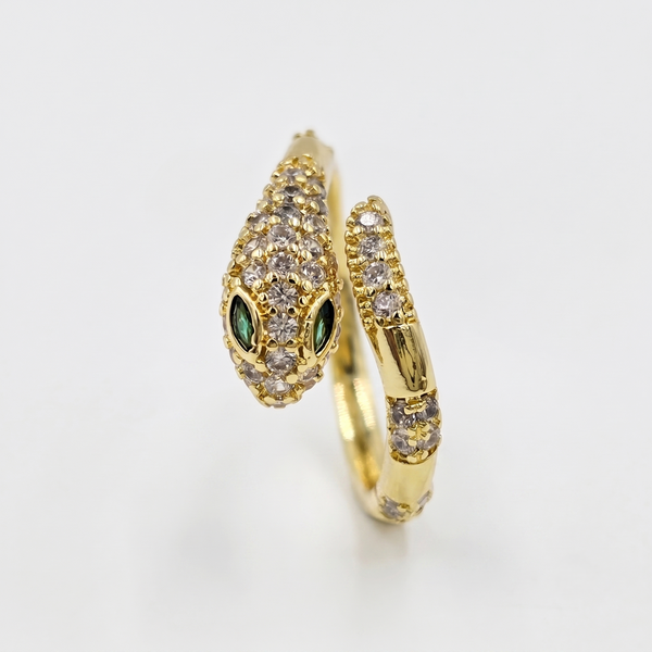 Emarald Snake Ring