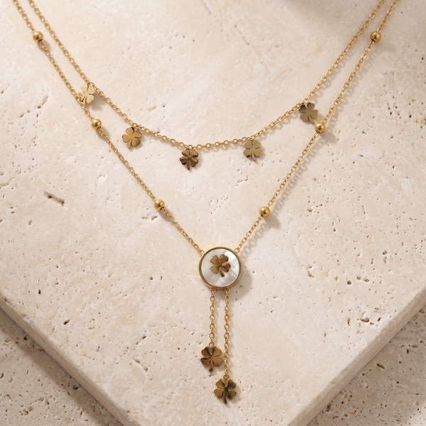 Clover Layered Necklace