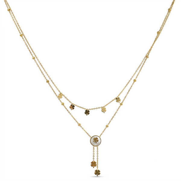 Clover Layered Necklace