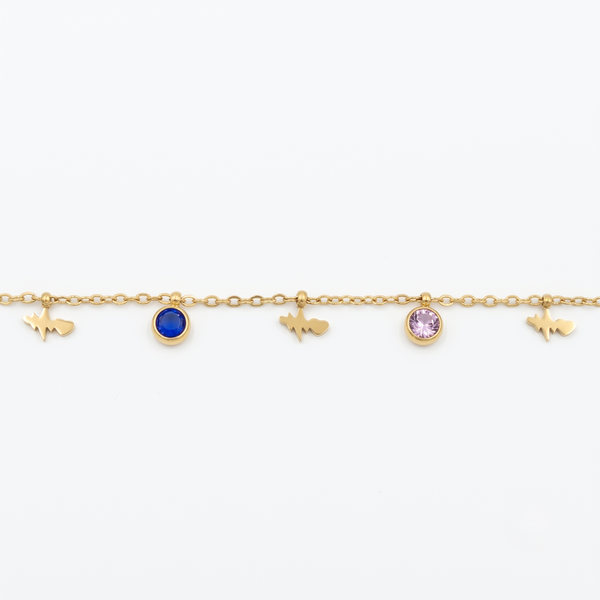 Heartbeat Charm Bracelet